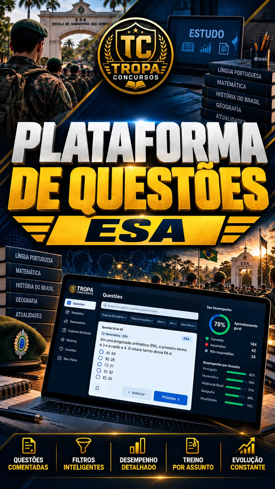 Plataforma de Questões ESA