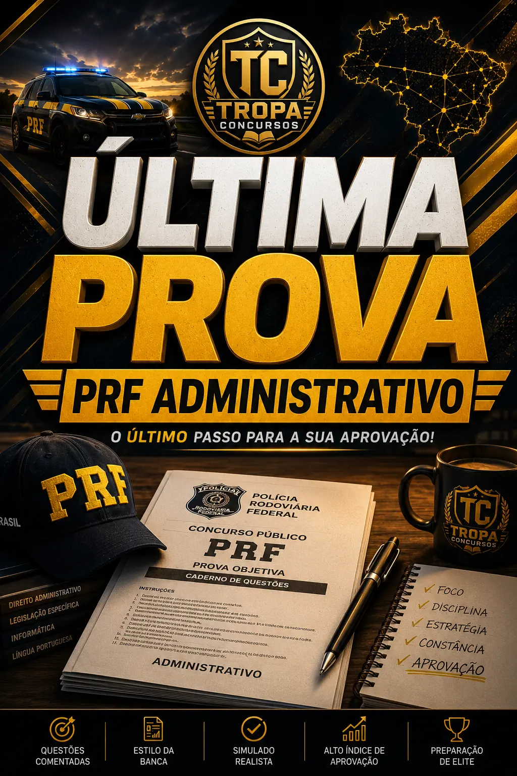 Última Prova PRF Administrativo
