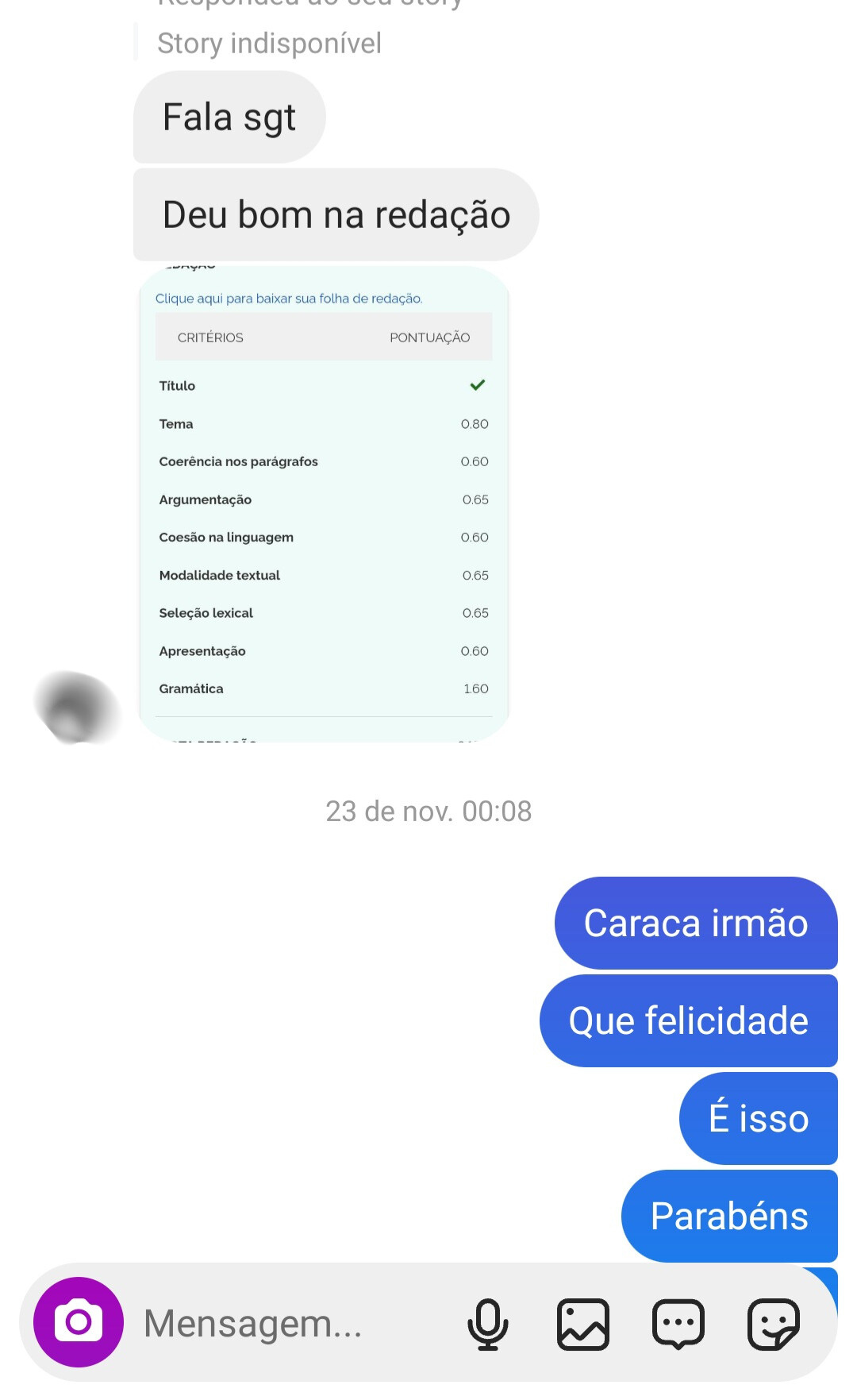 Depoimento real de aluno 2